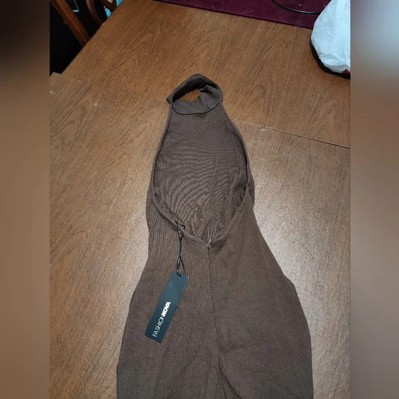 Fashion Nova Brown Women's Jumpsuit - Picture 6 of 11